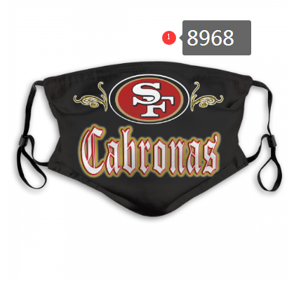 2020 NFL San Francisco 49ers #7 Dust mask with filter